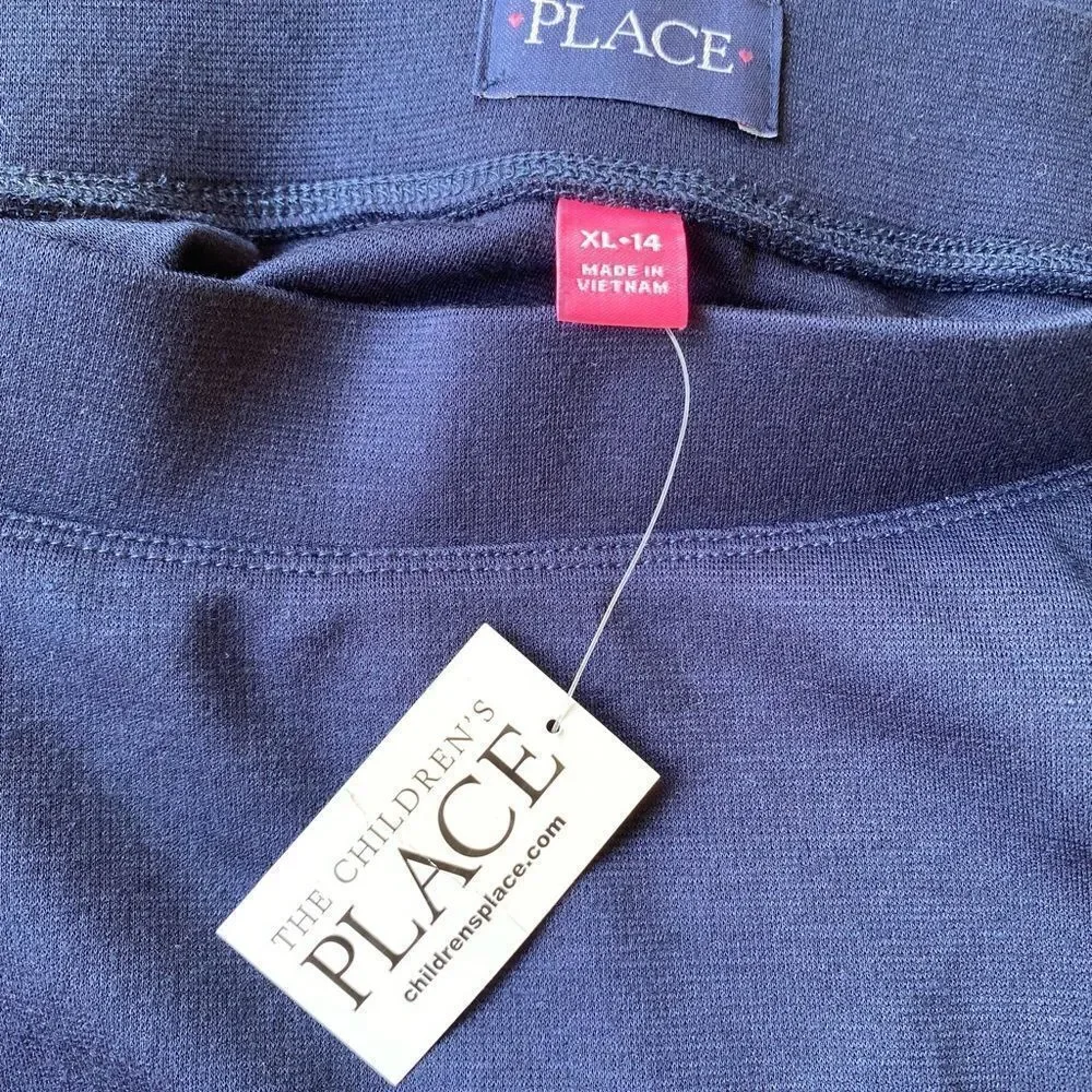 The‎ Children's Place Navy Blue Mini Skirt Girls XL 14 NWT School Casual Preppy